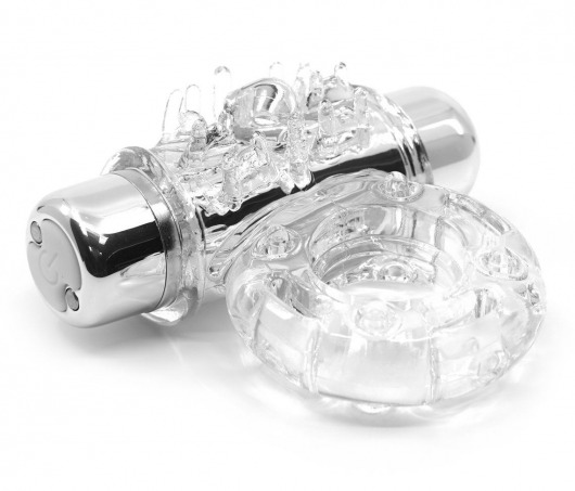 Прозрачное эрекционное виброкольцо BULLET COCKRING - NU Sensuelle - в Москве купить с доставкой