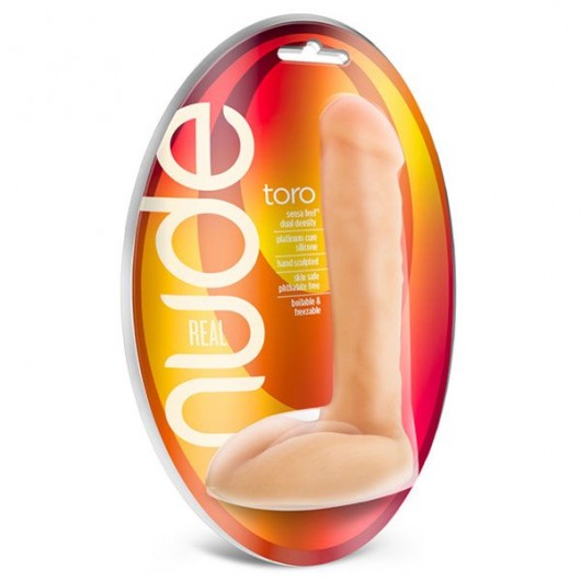 Телесный фаллоимитатор Toro - 23,4 см. - Blush Novelties