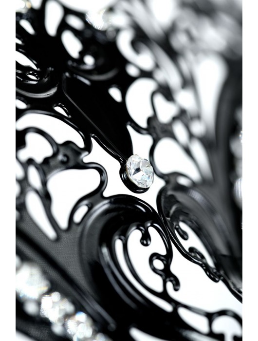 Соблазнительная черная маска Theatre - ToyFa купить с доставкой