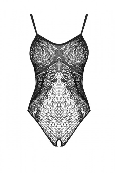 Сексуальное контактное боди (большой размер) - Obsessive купить с доставкой