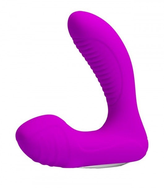 Лиловый массажер простаты с вибрацией и функцией нагрева - Baile - в Москве купить с доставкой