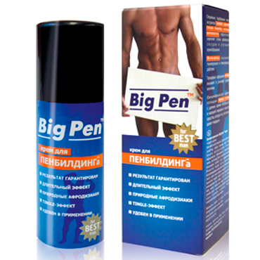 Крем Big Pen для увеличения полового члена - 50 гр. - Биоритм - в Москве купить с доставкой