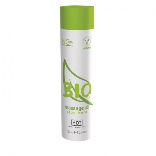 Массажное масло BIO Massage oil aloe vera с ароматом алоэ - 100 мл. - HOT - купить с доставкой в Москве