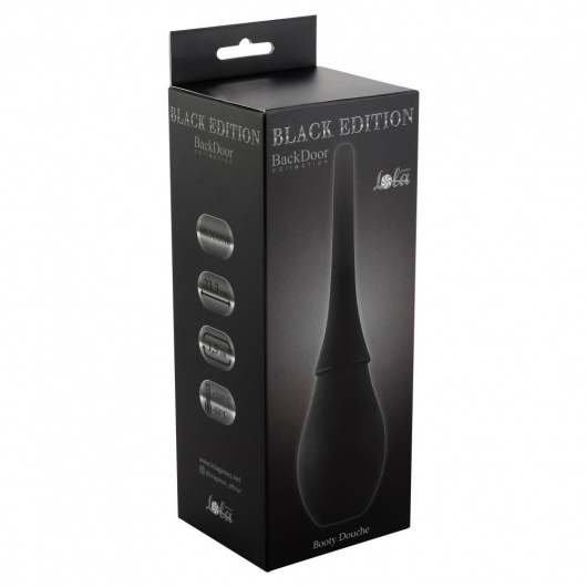 Чёрный анальный душ Booty Douche - Lola Games - купить с доставкой в Москве