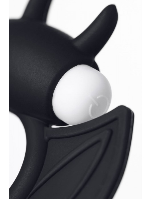 Черное эрекционное кольцо на пенис JOS COCKY DEVIL - JOS - в Москве купить с доставкой