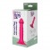 Розовая анальная пробка-фаллос CARVED PLUG - 13,5 см. - Dream Toys