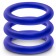 Набор из 3 синих эрекционных колец VS2 Pure Premium Silicone Cock Rings - Blush Novelties - в Москве купить с доставкой