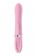 Нежно-розовый вибратор с клиторальным стимулятором JOS JOLY LIMITED EDITION - 19,6 см. - JOS