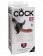 Кофейный страпон на трусиках Strap-on Harness Cock - 20,3 см. - Pipedream - купить с доставкой в Москве