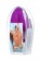 Фиолетовое перезаряжаемое виброкольцо с ресничками JOS  RICO - JOS - в Москве купить с доставкой