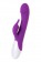 Фиолетовый вибратор LOVEMOMENT с подогревом - 21,5 см. - LoveMoment
