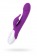 Фиолетовый вибратор LOVEMOMENT с подогревом - 21,5 см. - LoveMoment