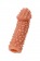 Телесная насадка на фаллос с бугорками KOKOS Extreme Sleeve 10 - 15,8 см. - KOKOS - в Москве купить с доставкой