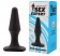 Чёрная анальная втулка Sex Expert - 10,5 см. - Bior toys
