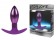 Каплевидная анальная втулка фиолетового цвета - 9,6 см. - Bior toys
