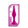Розовая анальная пробка Beginner Plug Large - 13,3 см. - Blush Novelties
