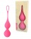 Матовые розовые вагинальные шарики Кегеля Layla Peonia - Seven Creations