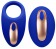 Синее эрекционное виброкольцо Poise с пультом - Shots Media BV - в Москве купить с доставкой
