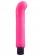 Ярко-розовый вибромассажер с загнутым кончиком XL G-Spot Softees - 16,2 см. - Pipedream