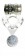 Прозрачное эрекционное кольцо с вибратором и стимуляцией клитора - Sextoy 2011 - в Москве купить с доставкой