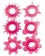 Набор из 6 розовых эрекционных колец разной формы - Bior toys - в Москве купить с доставкой