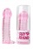 Розовая закрытая насадка на фаллос с кольцом для мошонки - 13,5 см. - Bior toys - в Москве купить с доставкой