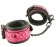 Розово-черные оковы на ноги Ankles Cuffs - Erokay - купить с доставкой в Москве