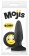 Черная силиконовая пробка среднего размера Emoji OMG - 10,2 см. - NS Novelties - купить с доставкой в Москве