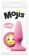 Розовая силиконовая пробка среднего размера Emoji OMG - 10,2 см. - NS Novelties - купить с доставкой в Москве