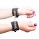 Чёрные замшевые наручники Kenzi Arm - RestArt - купить с доставкой в Москве