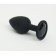 Черная анальная пробка с черным стразом - 7,6 см. - 4sexdreaM - купить с доставкой в Москве Черная анальная пробка с черным стразом - 7,6 см. - 4sexdreaM - купить с доставкой в Москве