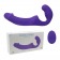 Фиолетовый безремневой вибрострапон с пультом - 21,5 см. - Howells - купить с доставкой в Москве