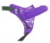 Фиолетовый страпон на лакированных трусиках - 12 см. - Howells - купить с доставкой в Москве