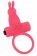 Красное эрекционное виброкольцо-зайчик со съемной вибропулей - Bior toys - в Москве купить с доставкой