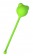 Зеленый силиконовый вагинальный шарик A-Toys с ушками - A-toys