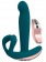 Зеленый анальный вибратор с дополнительным стимулятором Remote Hunter - 16,4 см. - ML Creation - в Москве купить с доставкой