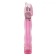 Розовый вибратор с подсветкой LED Hummer - 16,5 см. - California Exotic Novelties