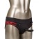 Красно-черные страпон-трусики Pegging Panty Set - размер L-XL - California Exotic Novelties - купить с доставкой в Москве