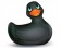 Чёрный вибратор-утенок I Rub My Duckie - Big Teaze Toys - купить с доставкой в Москве