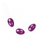 Фиолетовые анальные шарики на связке - Baile