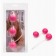 Розовые вагинальные шарики со смещенным центром тяжести на веревочке - Baile