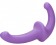 Фиолетовый безремневой страпон Silicone Strapless Strapon - Shots Media BV - купить с доставкой в Москве