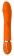 Оранжевый вибратор DIAMOND DARLING - 22 см. - Dream Toys