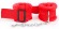 Красные меховые оковы на регулируемых черных пряжках - Bior toys - купить с доставкой в Москве