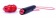 Красное виброяйцо со спиралевидным рельефом Jumbo Rumblers Volcano - Blush Novelties