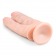 Телесный анально-вагинальный фаллоимитатор Easytoys Double Dildo - 25 см. - EDC Wholesale