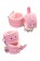 Набор розового цвета для ролевых игр в стиле БДСМ Nasty Girl - Eromantica - купить с доставкой в Москве