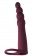 Бордовая вибронасадка для двойного проникновения Bramble - 16,5 см. - Lola Games купить в Москве с доставкой в Orgasmix.ru Бордовая вибронасадка для двойного проникновения Bramble - 16,5 см. - Lola Games - купить с доставкой в Москве