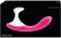 Розовый вибростимулятор простаты LArque Prostate Massager - 17,8 см. - Adam & Eve - в Москве купить с доставкой