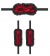 Красно-черный игровой набор Introductory Bondage Kit №7 - Shots Media BV - купить с доставкой в Москве